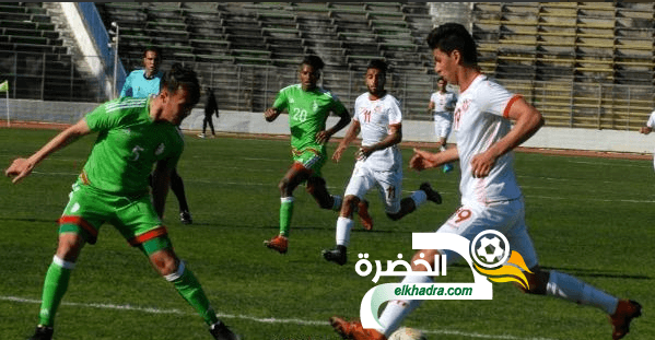 المنتخب الأولمبي ينهزم أمام نظيره التونسي وديا في ملعب المنزه