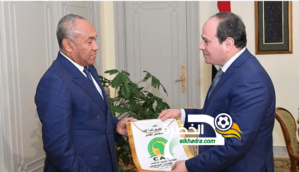 الرئيس المصري يستقبل رئيس “كاف” أحمد أحمد