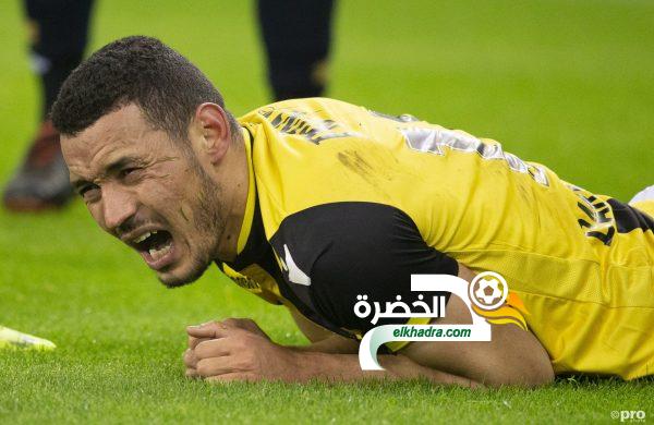 نادي فيتيس أرنهيم الهولندي يعلن عدم خطورة إصابة أسامة درفلو