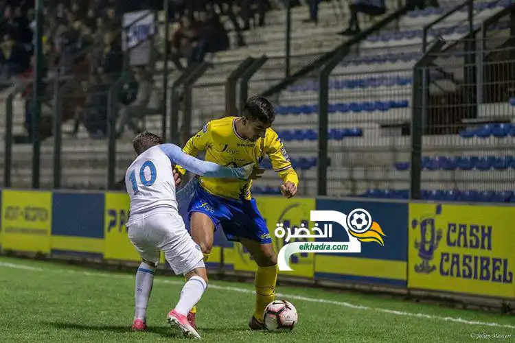 الجزائري غريب يتألق ضد أولمبيك مارسيليا