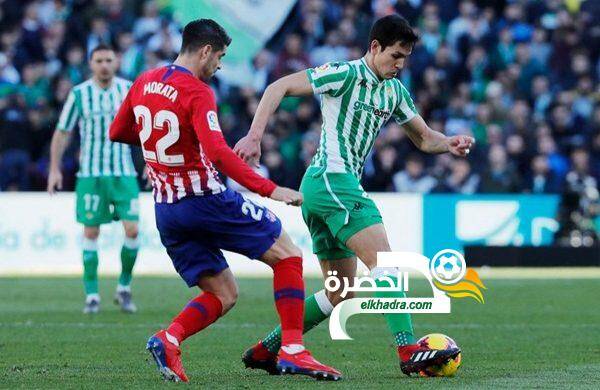 ماندي اساسي وبيتيس يفوز على ثاني الليغا اتلتيكو مدريد