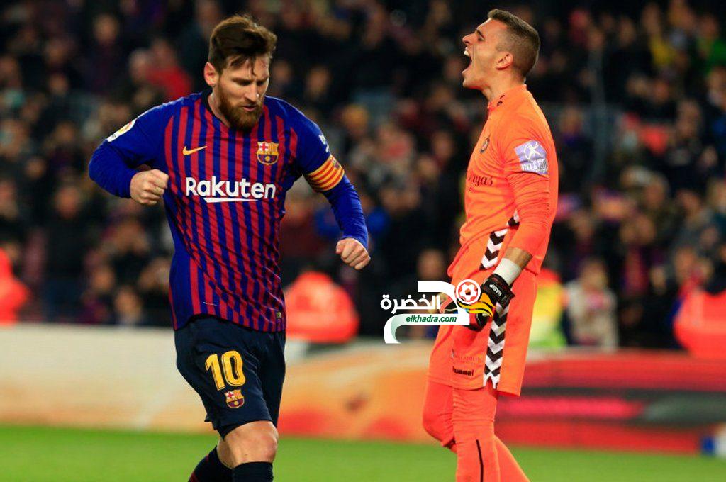 برشلونة يتغلب على بلد الوليد بهدف ليونيل ميسي