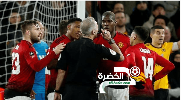 مانشستر يونايتد ينهزم امام وولفرهامبتون ويودع كأس الاتحاد الإنجليزي