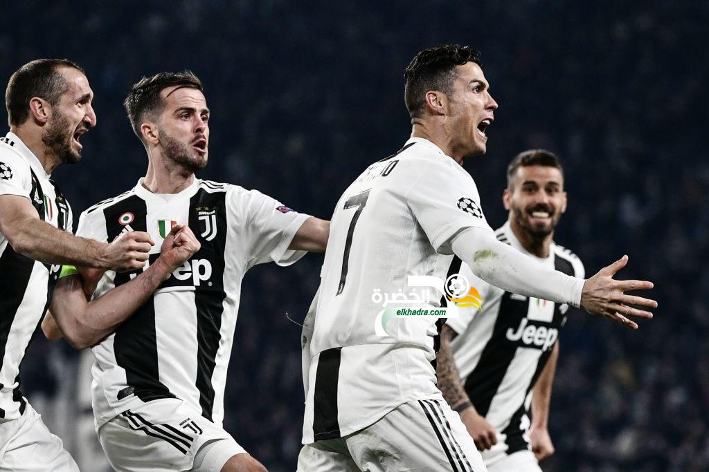 هاتريك رونالدو يقود يوفنتوس إلى ربع نهائي دوري أبطال أوروبا