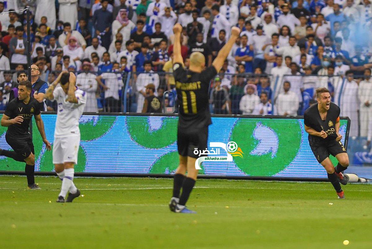 النصر يحسم الديربي امام الهلال في الدوري السعودي 16