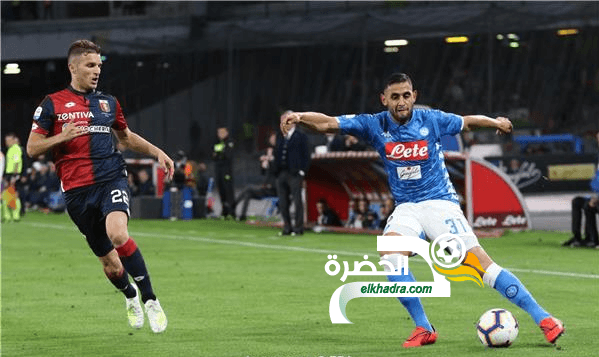 غولام أساسي وأوناس بديل في تعادل نابولي وجنوى