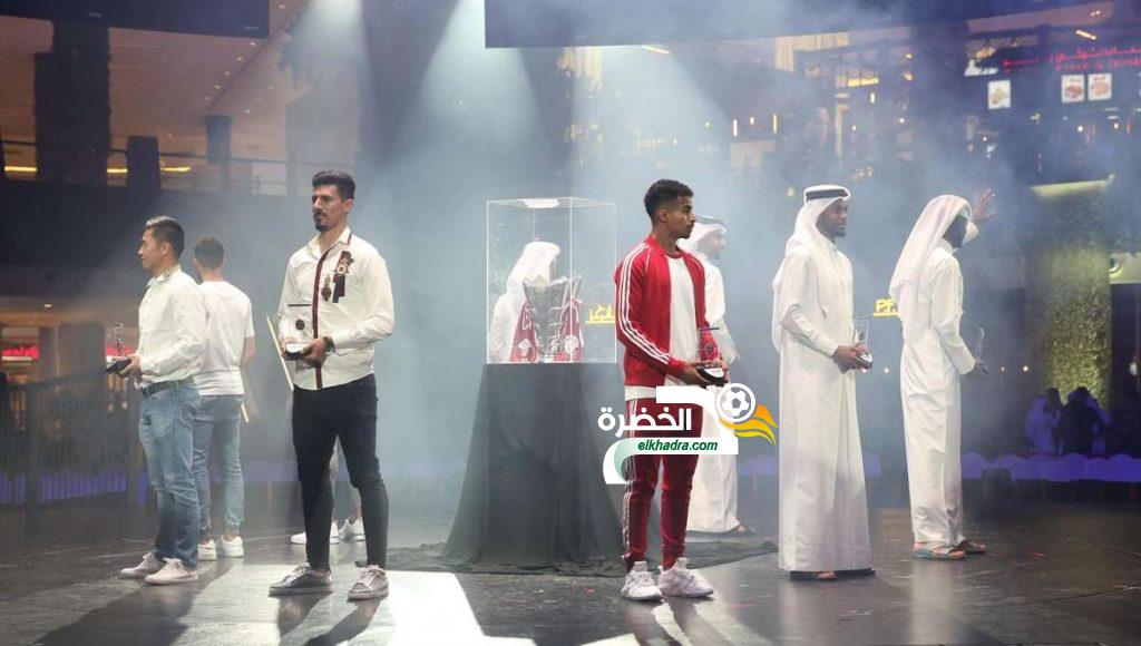 بغداد بونجاح يتوج بجائزة أفضل مهاجم في الدوري القطري