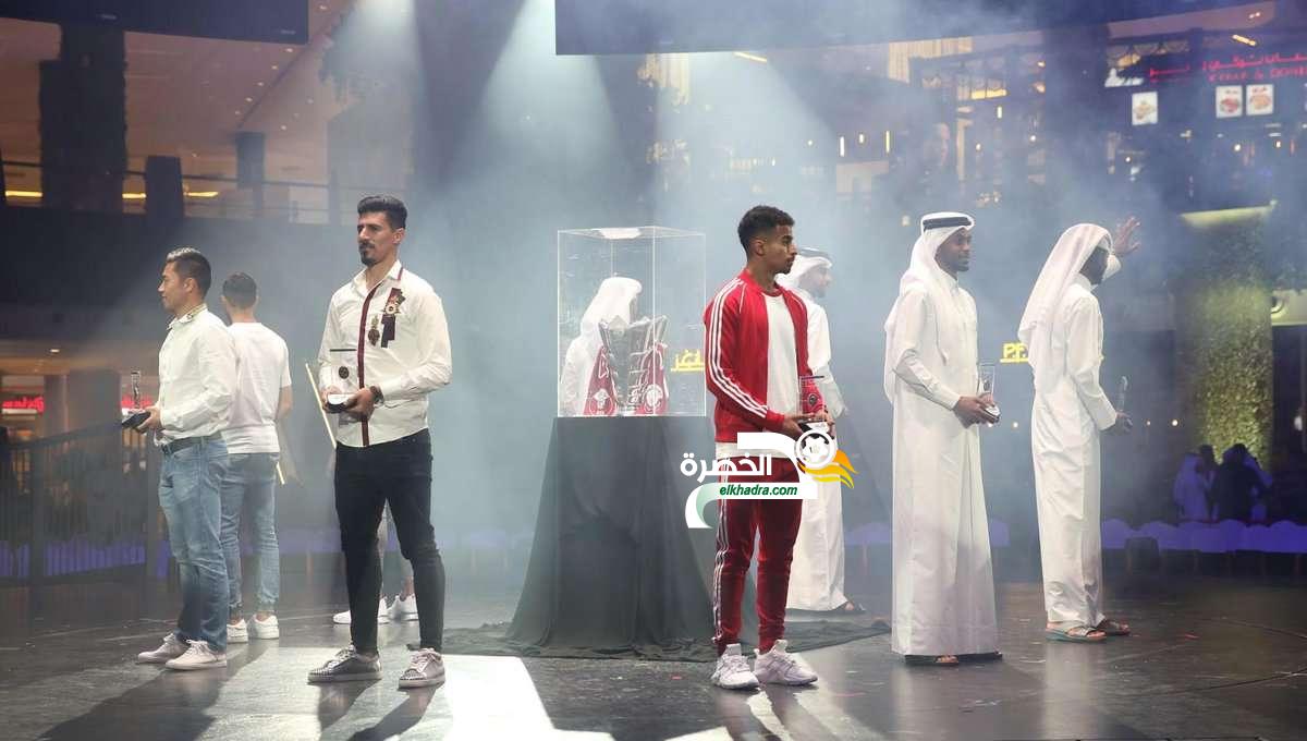 بغداد بونجاح يتوج بجائزة أفضل مهاجم في الدوري القطري 1