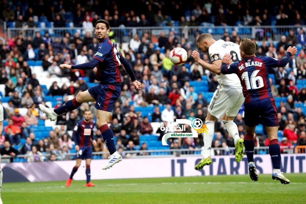 ريال مدريد يحقق فوزاً هزيلاً على ضيفه إيبار