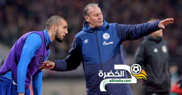 بن طالب في طريقه للرحيل عن شالك 04 الألماني 9