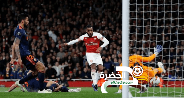 أرسنال يفوز بثلاثية أمام فالنسيا في ذهاب نصف نهائي الدوري الأوروبي
