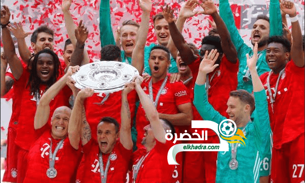 بايرن ميونخ يتوج بالبوندسليجا ويودع ريبيري روبن ورافينيا