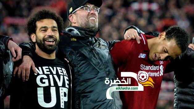 ليفربول يحقق انتصارا تاريخيا برباعية نظيفة على ضيفه برشلونة