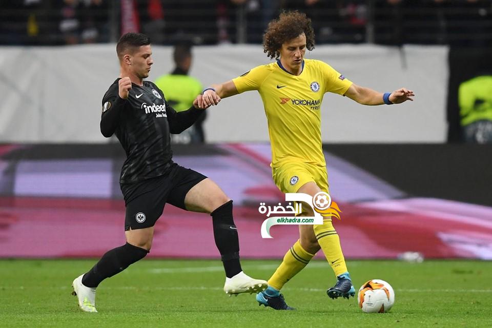 إنتراخت فرانكفورت يتعادل أمام تشيلسي في ذهاب نصف نهائي الدوري الأوروبي