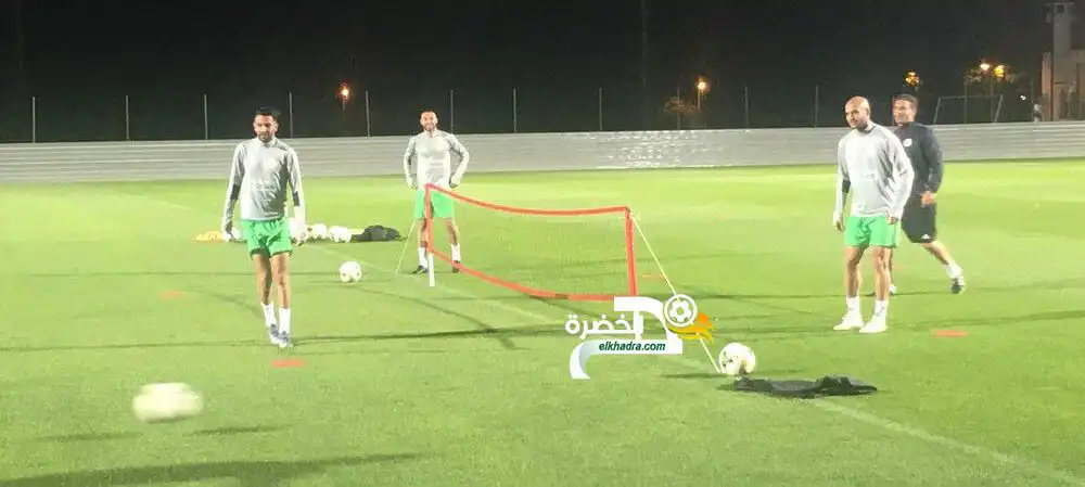 صور الحصة التدريبية للمنتخب الوطني اليوم بملاعب جامعة قطر