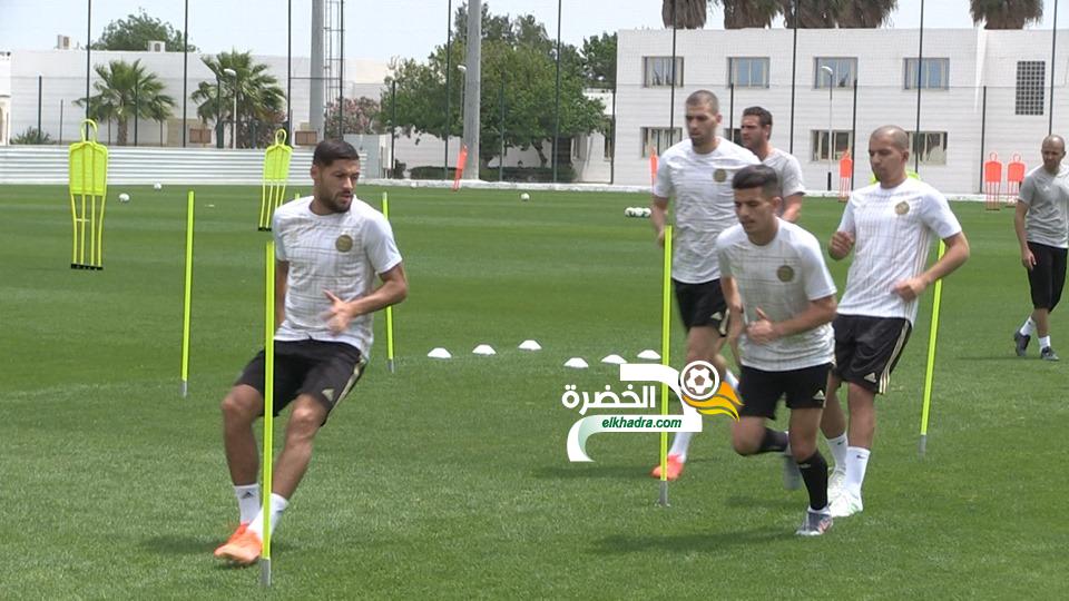 صور ثالث حصة تدريبية للخضر استعدادا لنهائيات كأس امم افريقيا