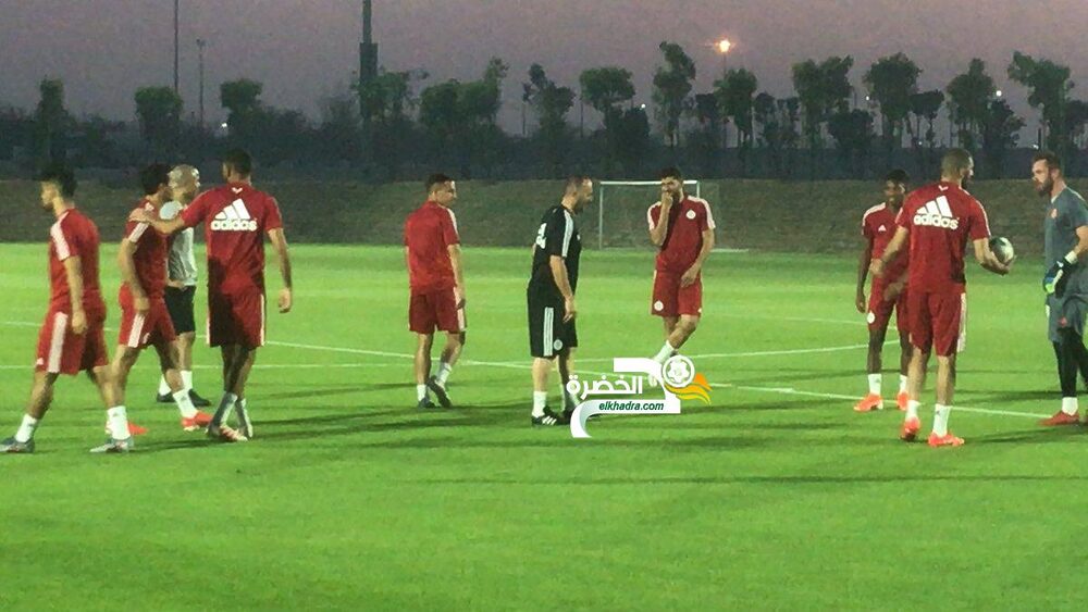 بالصور والفيديو .. الحصة التدريبية للمنتخب الوطني اليوم 1