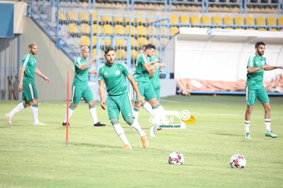كان 2019 .. صور ثاني حصة تدريبية للمنتخب الوطني بمصر