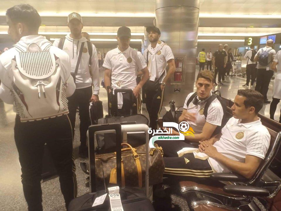 بعثة المنتخب الجزائري تطير مساء هذا الثلاثاء إلى العاصمة المصرية