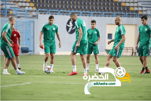 صور الحصة التدريبية ما قبل الأخيرة للمنتخب الوطني قبل مواجهة كينيا