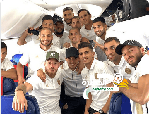 بعثة المنتخب الوطني تطير في رحلة خاصة الى قطر