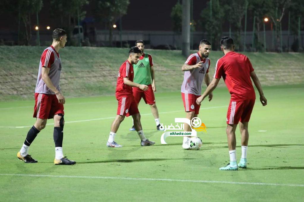 ادم وناس يندمج في التدريبات الجماعية