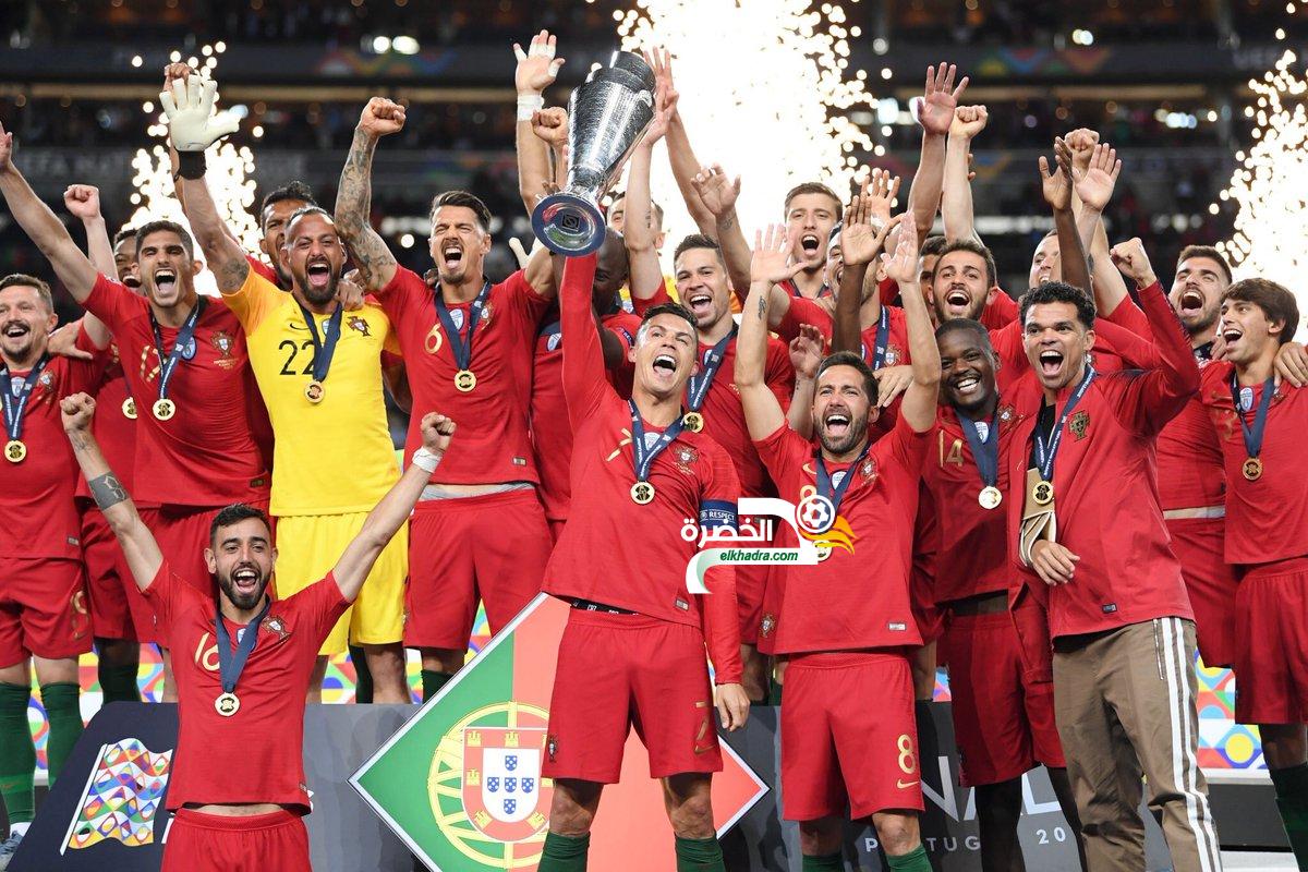 رونالدو يقود البرتغال للفوز بدوري الأمم الأوروبية 7
