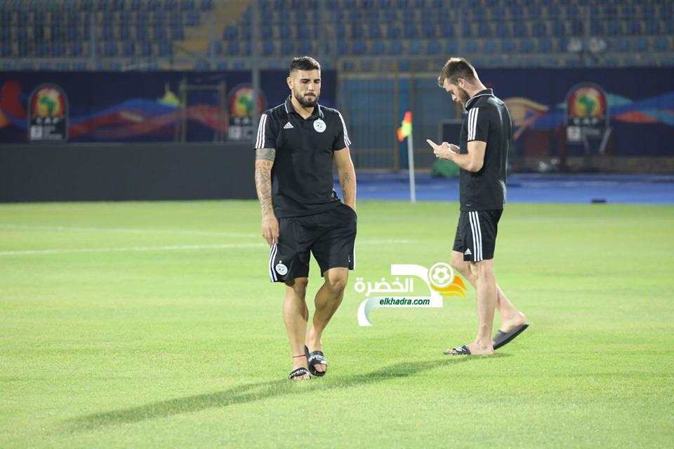 الجزائر - كينيا : العناصر الوطنية تعاين أرضية الميدان 1