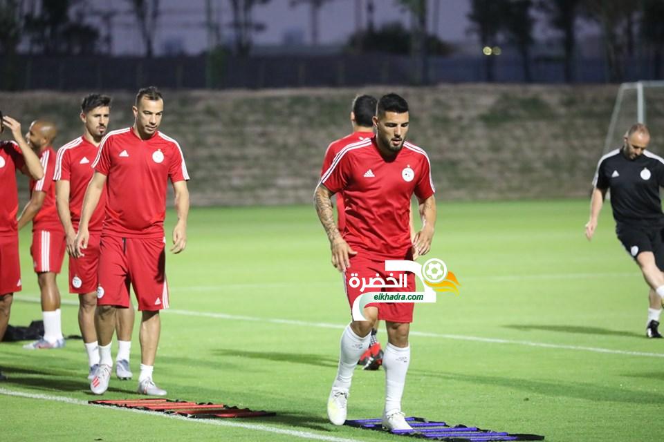بالصور .. الخضر يواصلون تحضيراتهم بمشاركة اندي دولور