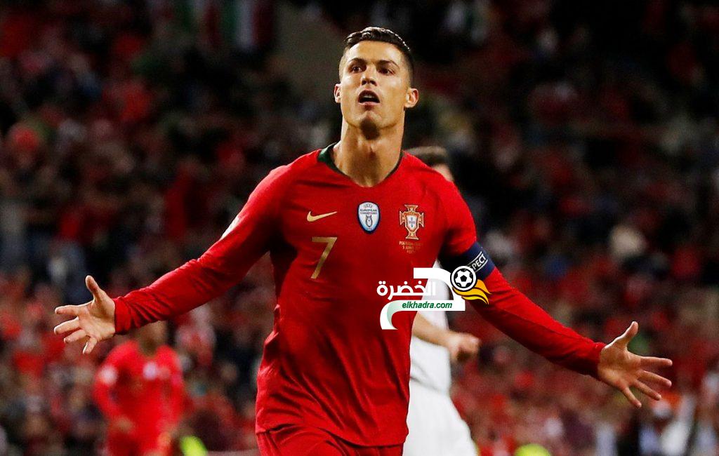 رونالدو‬⁩ يقود ⁧‫البرتغال‬⁩ إلى نهائي ⁧‫دوري الأمم بهاتريك في مرمى سويسرا