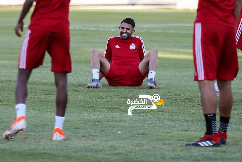 محرز وجديد الحصة التدريبية للمنتخب الوطني قبل لقاء السينغال