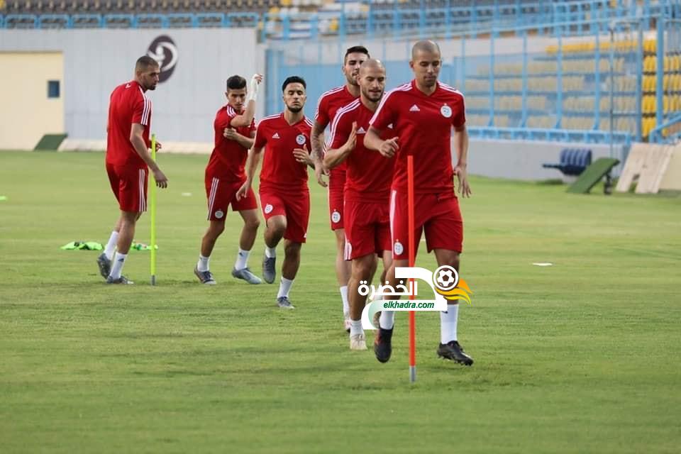 كأس إفريقيا-2019:الخضر يجرون حصة تدريبية وسط اجراءات امنية مصرية مشددة 1