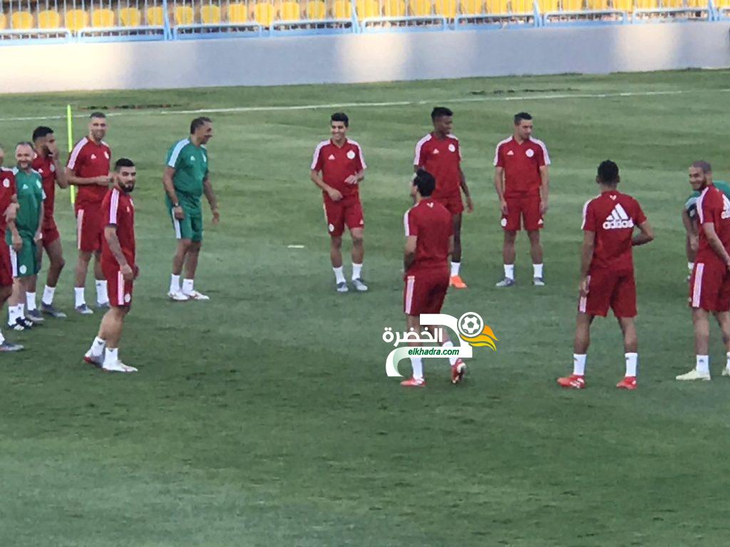 براهيمي يواصل الغيباب .. والمنتخب الجزائري يواصل تحضيراته لمواجهة غينيا