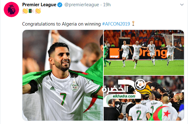 اصداء تتويج المنتخب الجزائري في الصحافة العالمية 2
