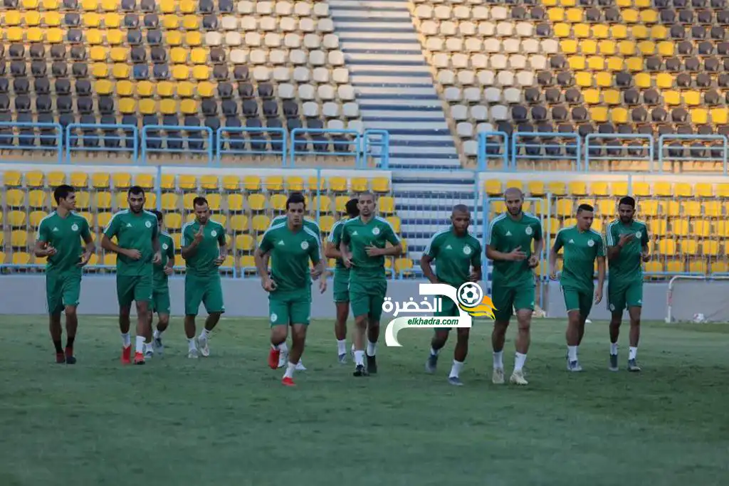صور آخر حصة تدريبية للخضر قبل مواجهة كوت ديفوار