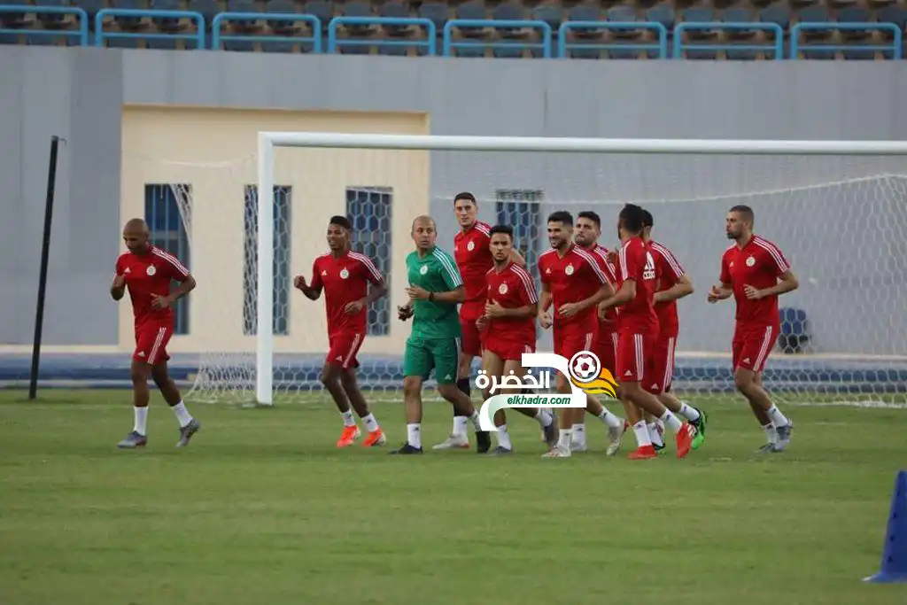 صور الحصة التدريبية للخضر اليوم استعدادا لمواجعة نيجيريا