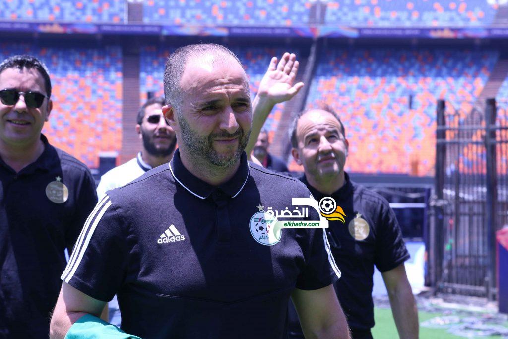 الجزائر – نيجيريا : بلماضي يعاين ملعب القاهرة