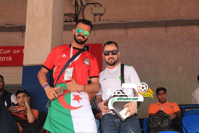 بالصور .. الجماهير الجزائرية تتوافد على ملعب القاهرة لحضور نهائي الكان