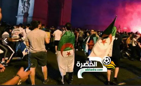 كأس أمم افريقيا : توقيف 282 خلال الاحتفال بفوز الجزائر بفرنسا