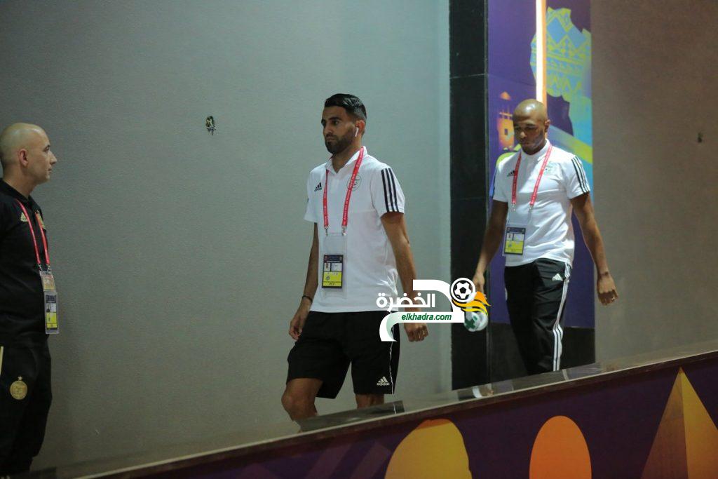 محرز يقود تشكيلة المنتخب الوطني لمواجهة السنغال في نهائي الكان