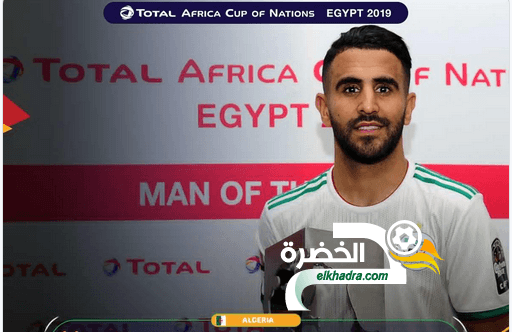 محرز يقود التشكيلة المثالية للدور الأول لبطولة كأس الأمم الأفريقية