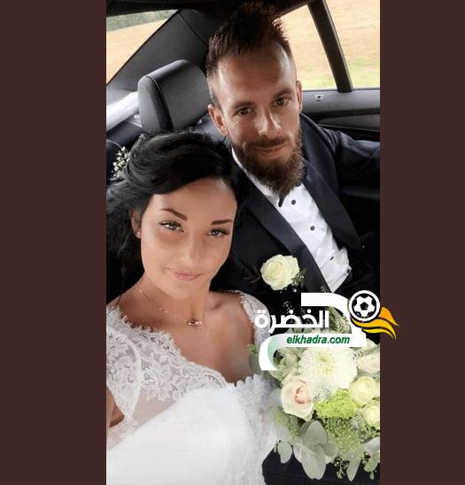 بالصور .. ألكسندر أوكيدجا وزوجته في حفل الزفاف