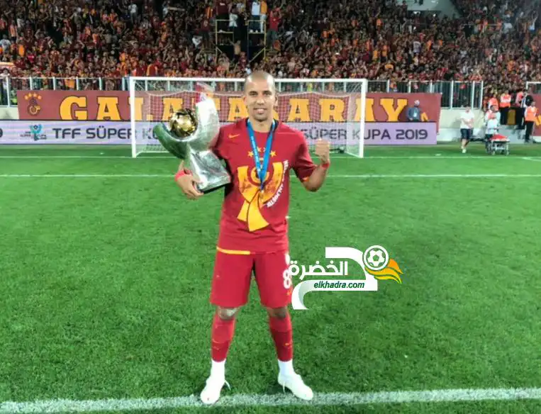 ‏‎سفيان فغولي يحرز كاس السوبر التركي مع غلطة سراى