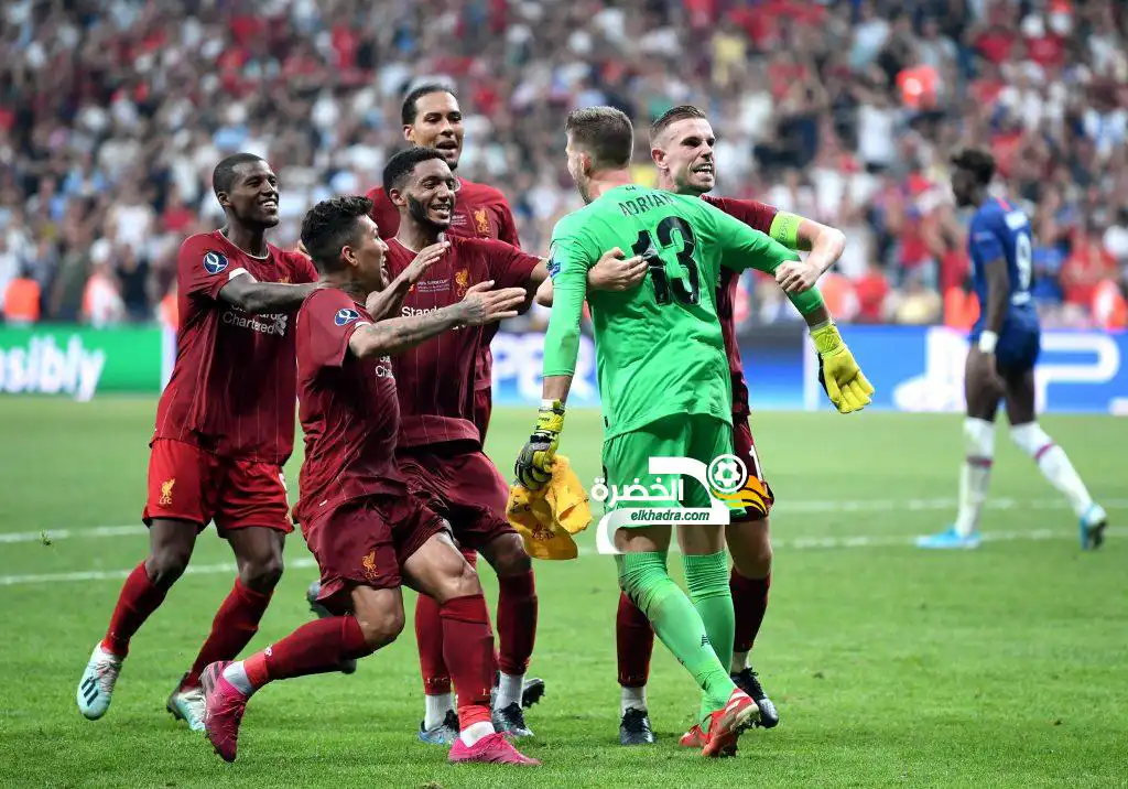 ليفربول بطلا للسوبر الأوروبي للمرة الرابعة في تاريخه