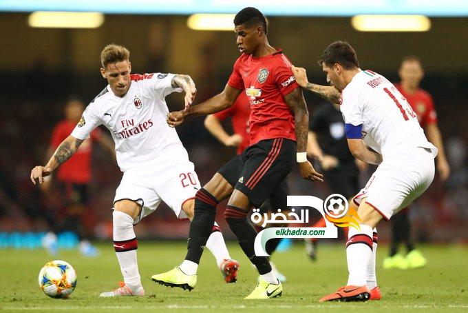 تعادل مانشستر يونايتد مع ميلان ضمن منافسات كأس الأبطال