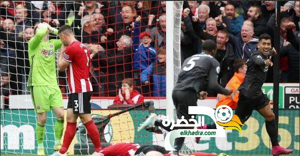 ليفربول يفوز على شيفيلد محققا الفوز السابع على التوالي في البريميرليج
