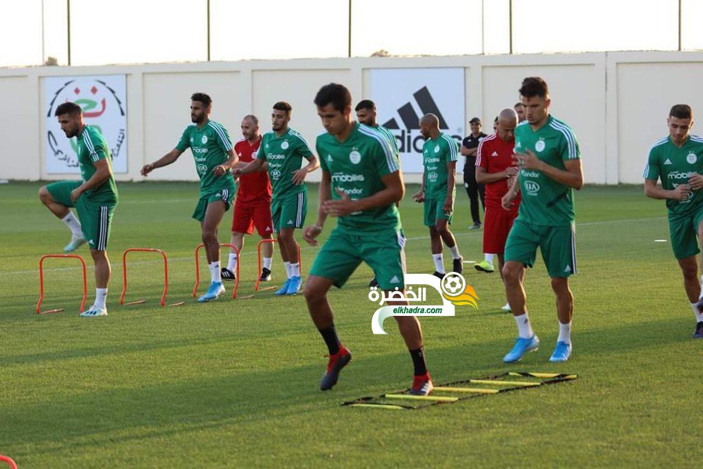 صور الحصة التدريبية الثانية للمنتخب الوطني استعداد للمباراة الودية أمام المنتخب البنيني