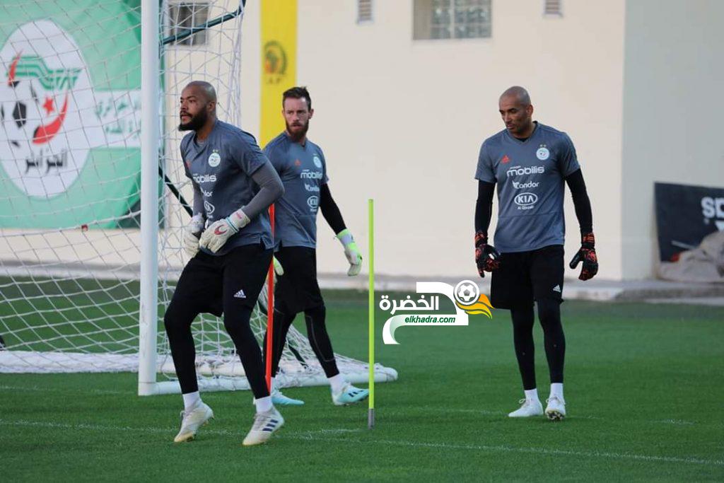 بالصور .. الخضر يواصلون تحضيراتهم للمباراة الودية أمام المنتخب البنيني