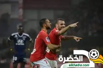 بلقبلة أساسي في تعادل أولمبيك ليون و مضيفه بريست