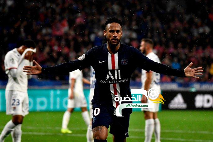 بهدف نيمار .. باريس سان جيرمان يفوز على ليون ويتصدر الدوري الفرنسي